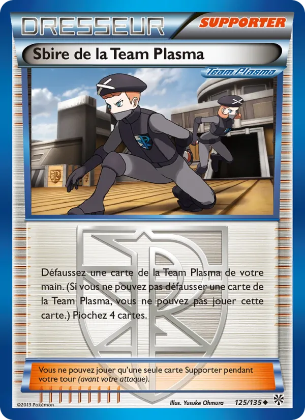 Carte Sbire de la Team Plasma 125/135 – Tempête Plasma