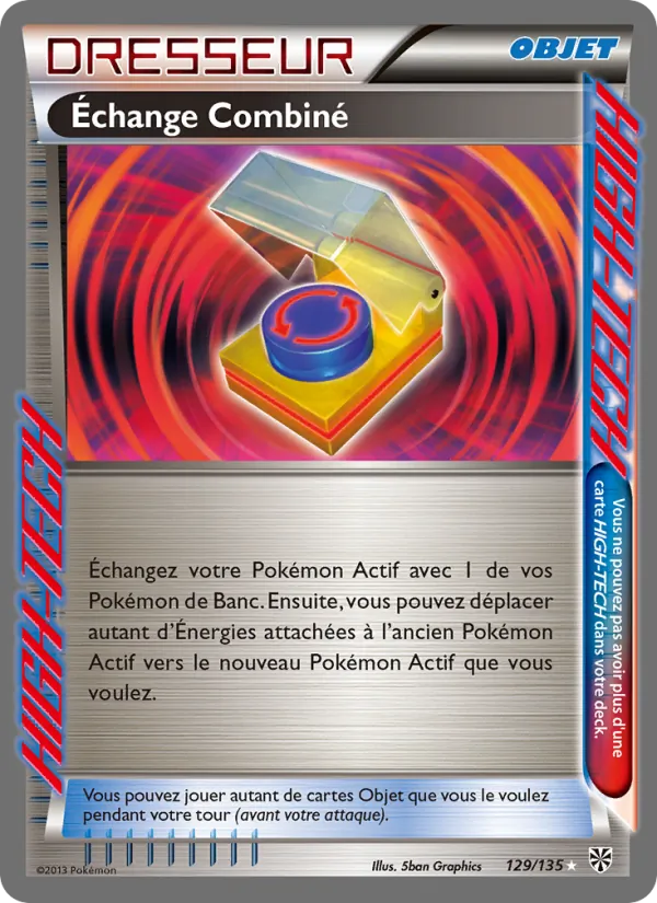 Carte Échange Combiné 129/135 – Tempète Plasma