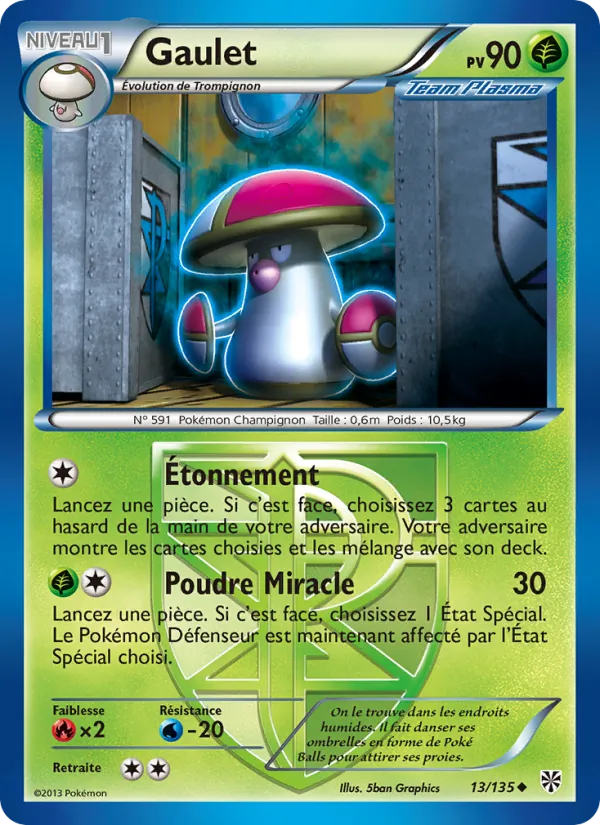 Carte Gaulet 13/135 – Tempète Plasma