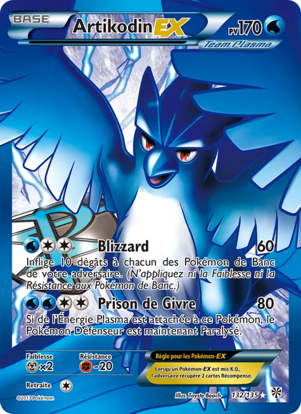 Carte Artikodin-EX 132/135 – Tempête Plasma