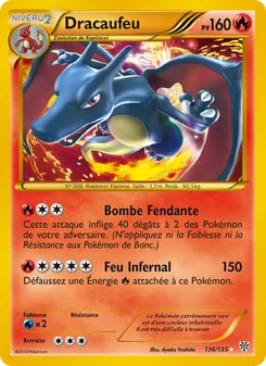 Carte Dracaufeu 136/135 – Tempète Plasma