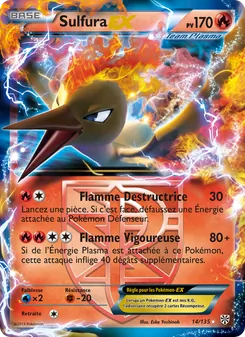 Carte Sulfura-EX 14/135 – Tempète Plasma