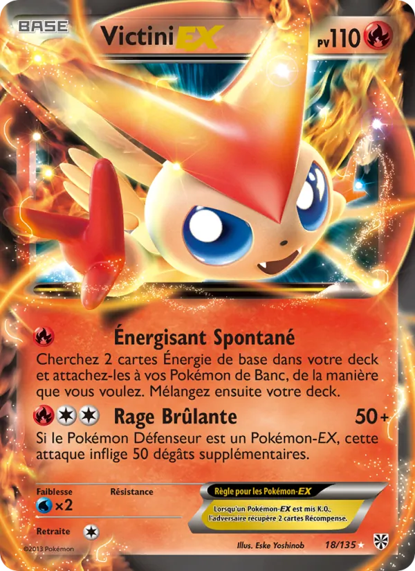 Carte Victini-EX 18/135 – Tempête Plasma
