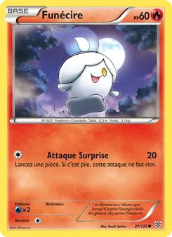 Carte Funécire 21/135 – Tempète Plasma