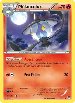 Carte Mélancolux 22/135 – Tempète Plasma