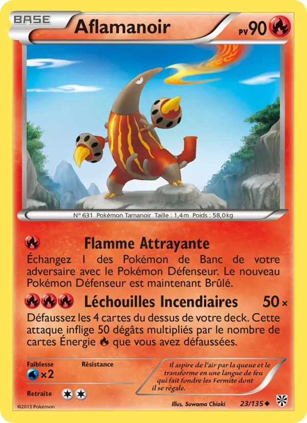 Carte Aflamanoir 23/135 – Tempête Plasma