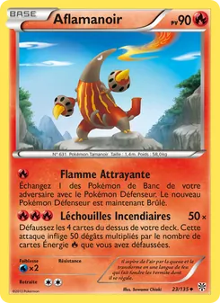 Carte Aflamanoir 23/135 – Tempète Plasma