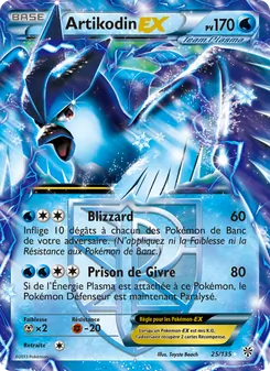 Carte Artikodin-EX 25/135 – Tempète Plasma