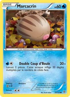 Carte Marcacrin 26/135 – Tempète Plasma