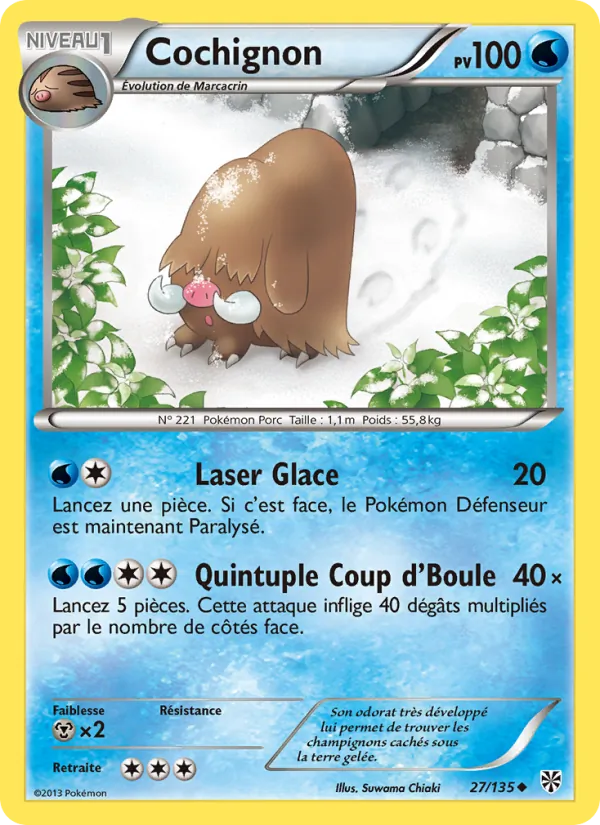 Carte Cochignon 27/135 – Tempête Plasma