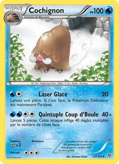 Carte Cochignon 27/135 – Tempète Plasma
