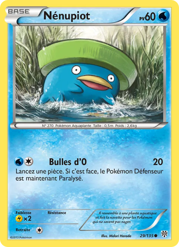 Carte Nénupiot 29/135 – Tempête Plasma