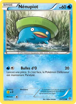 Carte Nénupiot 29/135 – Tempète Plasma