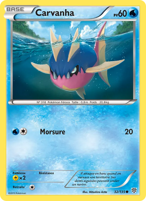 Carte Carvanha 32/135 – Tempète Plasma