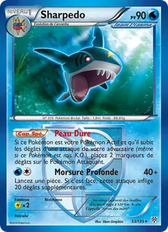 Carte Sharpedo 33/135 – Tempète Plasma
