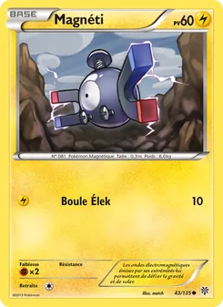 Carte Magnéti 43/135 – Tempète Plasma
