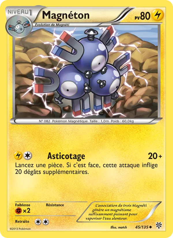 Carte Magnéton 45/135 – Tempète Plasma