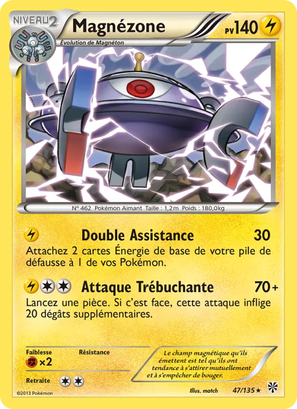 Carte Magnézone 47/135 – Tempète Plasma