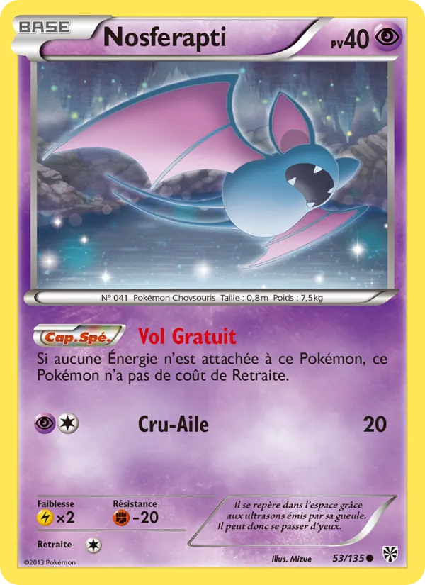 Carte Nosferapti 53/135 – Tempête Plasma
