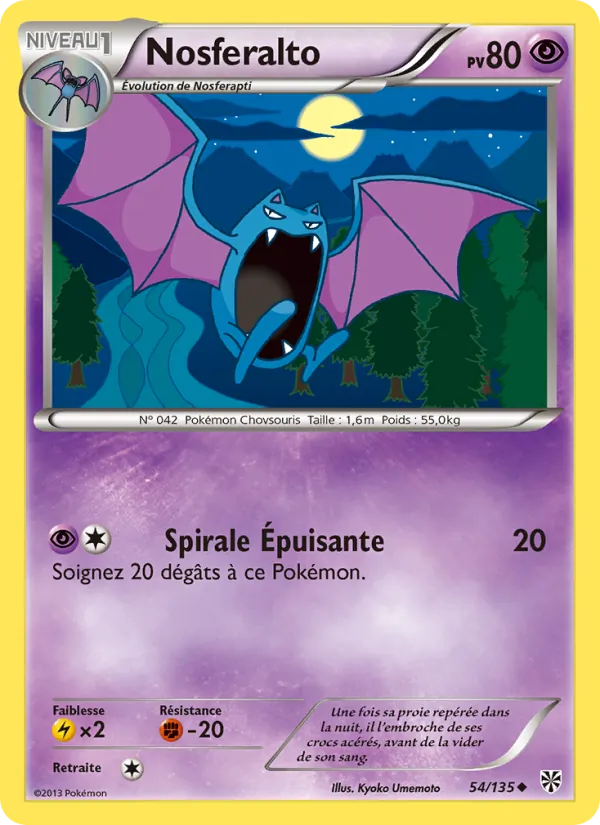 Carte Nosferalto 54/135 – Tempête Plasma