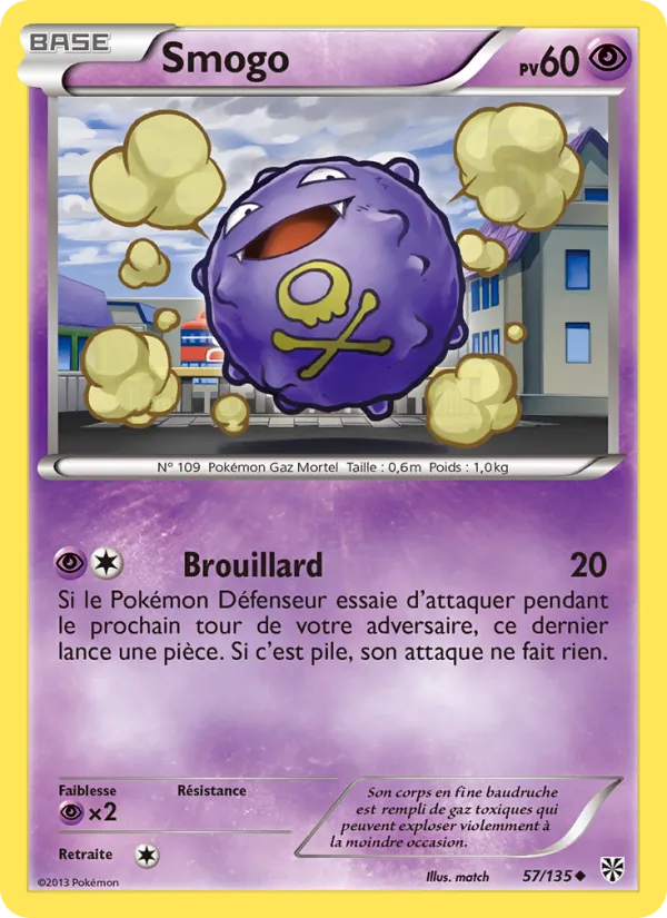 Carte Smogo 57/135 – Tempète Plasma