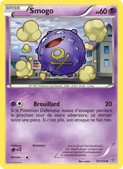 Carte Smogo 57/135 – Tempète Plasma
