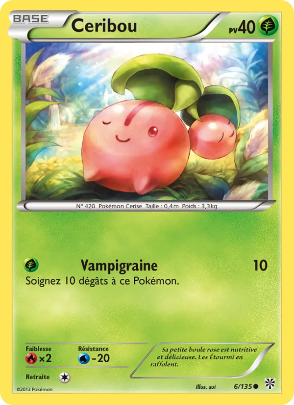 Carte Ceribou 6/135 – Tempète Plasma