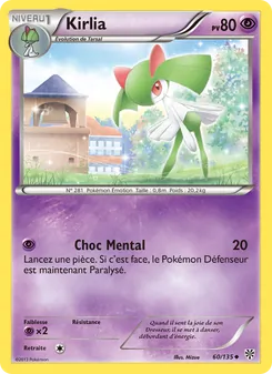 Carte Kirlia 60/135 – Tempète Plasma