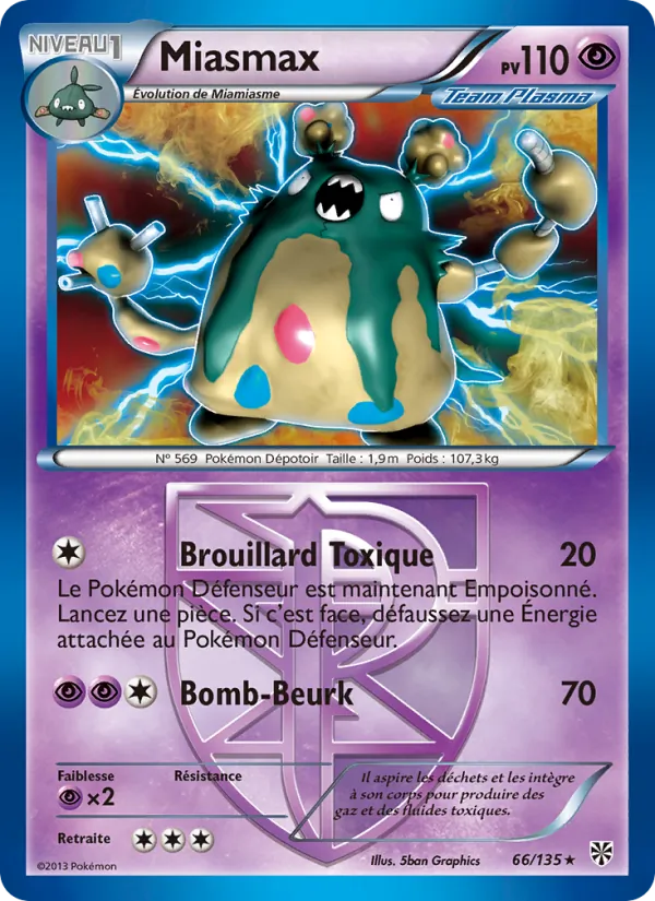 Carte Miasmax 66/135 – Tempète Plasma