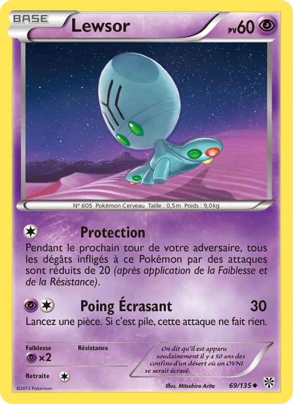 Carte Lewsor 69/135 – Tempète Plasma