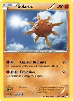 Carte Solaroc 74/135 – Tempète Plasma