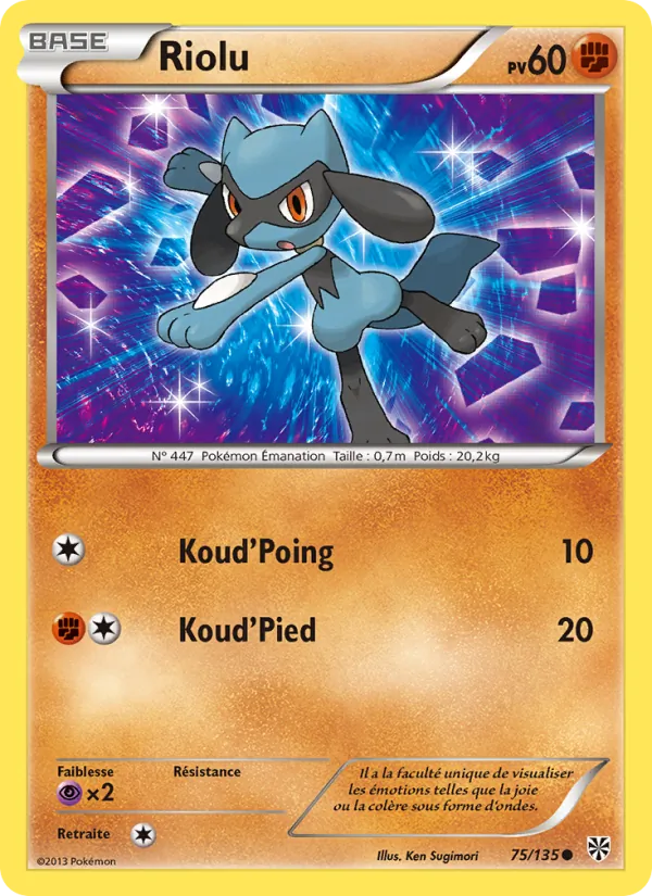 Carte Riolu 75/135 – Tempête Plasma