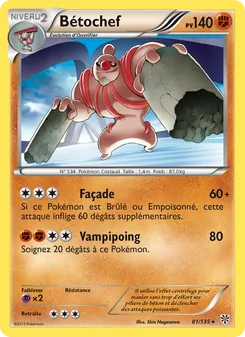 Carte Bétochef 81/135 – Tempète Plasma