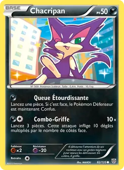 Carte Chacripan 82/135 – Tempète Plasma