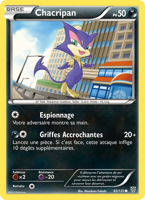 Carte Chacripan 83/135 – Tempête Plasma