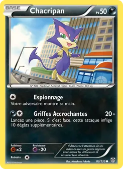 Carte Chacripan 83/135 – Tempète Plasma