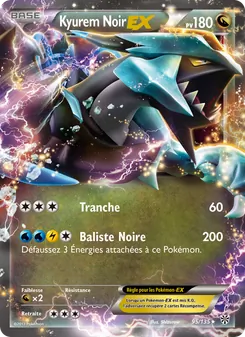 Carte Kyurem Noir-EX 95/135 – Tempète Plasma