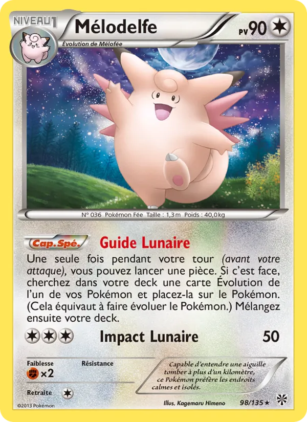 Carte Mélodelfe 98/135 – Tempète Plasma