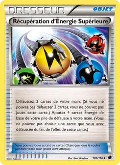 Carte Récupération d’Énergie Supérieure 103/116 – Glaciation Plasma
