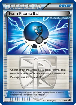 Carte Team Plasma Ball 105/116 – Glaciation Plasma