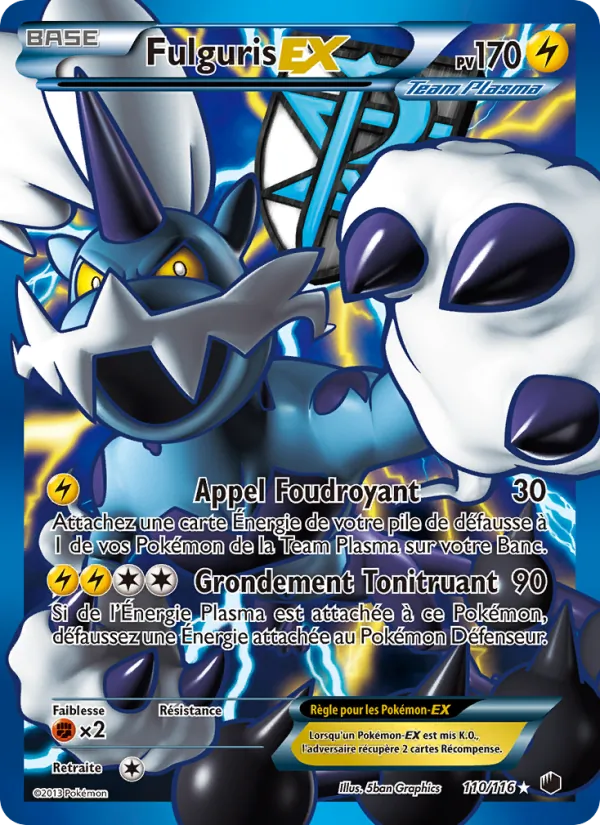Carte Fulguris-EX 110/116 – Glaciation Plasma