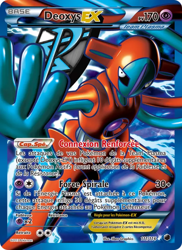 Carte Deoxys-EX 111/116 – Glaciation Plasma