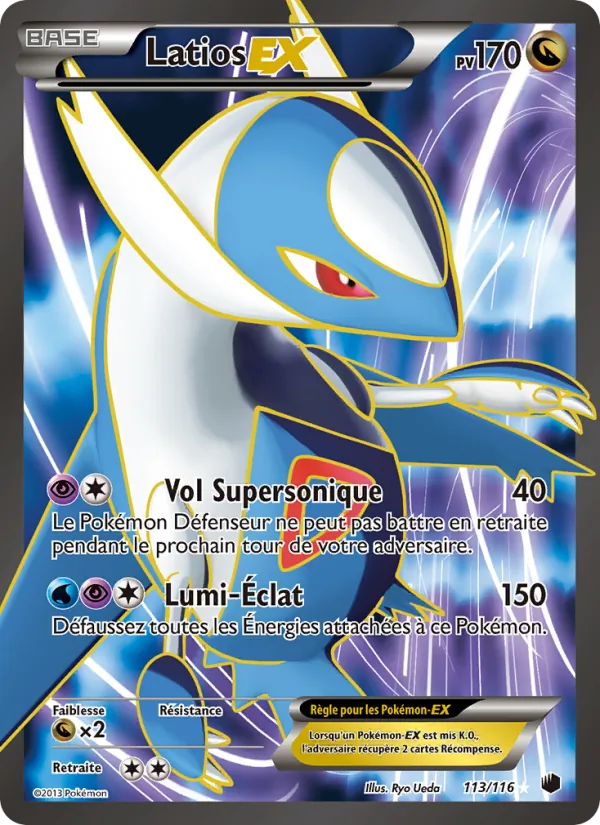 Carte Latios-EX 113/116 – Glaciation Plasma