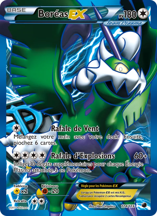 Carte Boréas-EX 114/116 – Glaciation Plasma