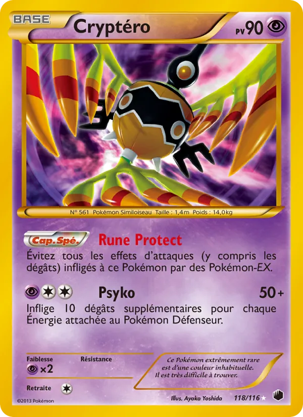 Carte Cryptéro 118/116 – Glaciation Plasma