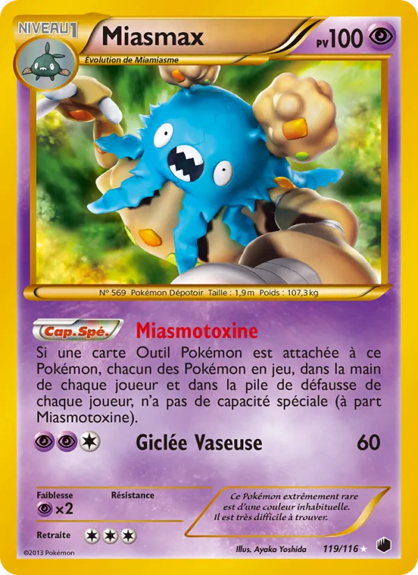Carte Miasmax 119/116 – Glaciation Plasma