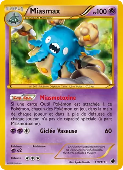 Carte Miasmax 119/116 – Glaciation Plasma