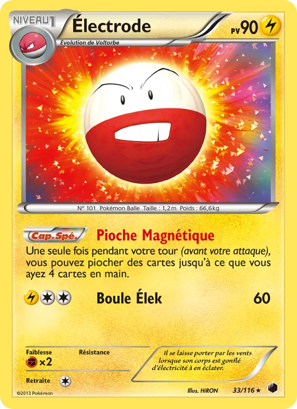 Carte Électrode 33/116 – Glaciation Plasma