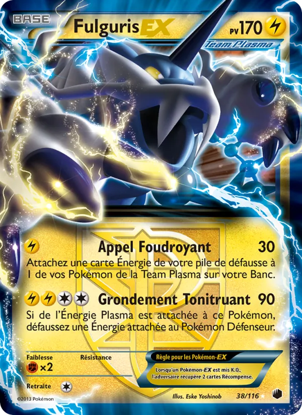 Carte Fulguris-EX 38/116 – Glaciation Plasma