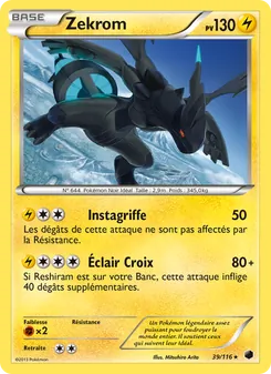 Carte Zekrom 39/116 – Glaciation Plasma